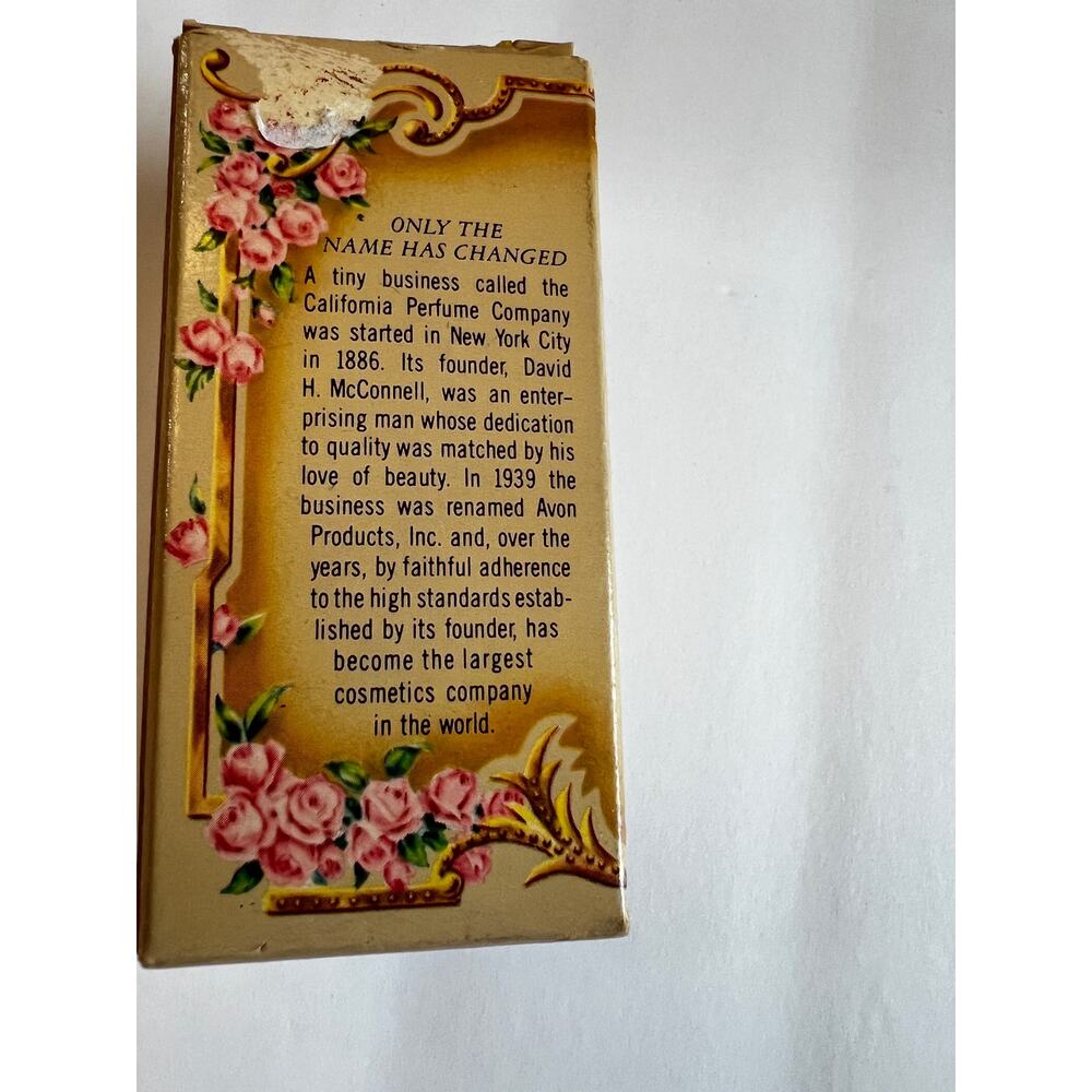 Vintage 1978 Anniversary Keepsake Trailing Arbutus California Perfume Avon - Picture 8 of 12